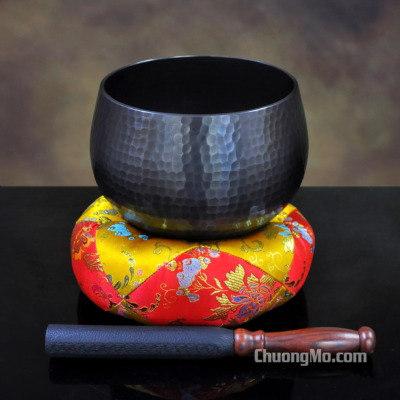 Alternative view of Chuông Đồng Hiệp Đại Vảy Rồng Sơn Mờ Cao Cấp, Nhiều Kích Thước